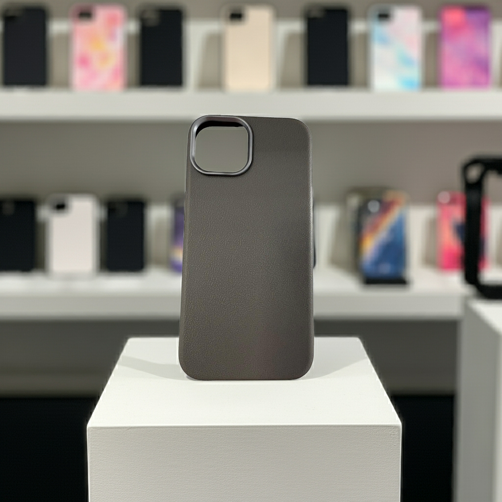 Cover colorata Iphone 15 grigio scuro - MOKO