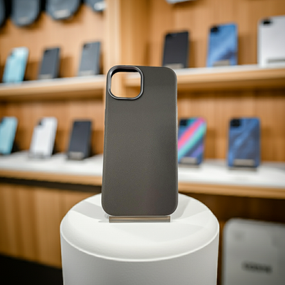 Cover colorata Iphone 15 grigio scuro - MOKO