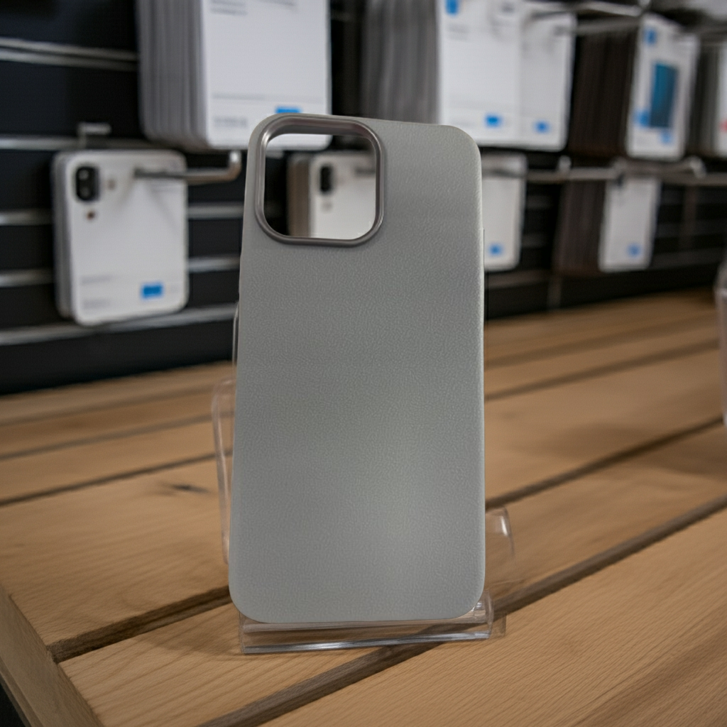 Cover colorata Iphone 15 Pro Max- grigio chiaro - MOKO