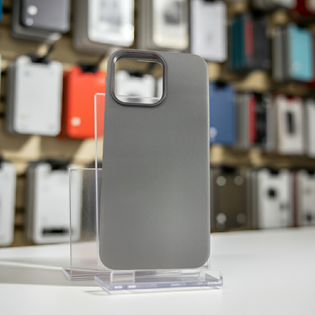 Cover colorata Iphone 15 Pro Max- grigio chiaro - MOKO