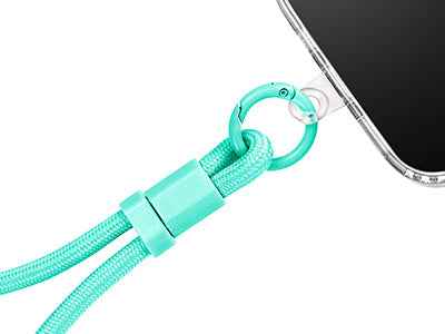 Laccetto Regolabile Porta Smartphone 60cm Lacy Verde Acqua - MOKO