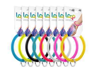 Bracciale Porta Smartphone Universale Loop in Silicone Giallo Fluo - MOKO