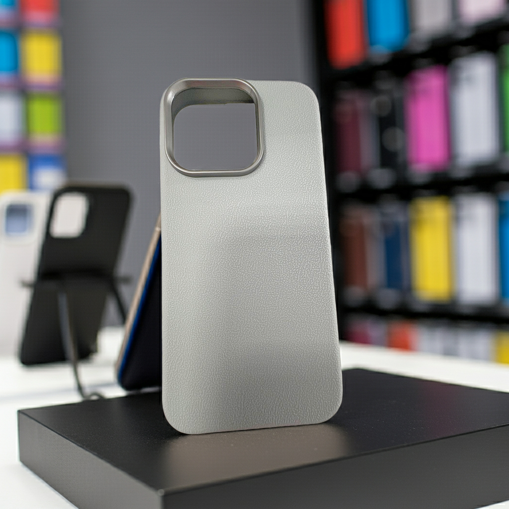 Cover colorata Iphone 15 Pro- grigio chiaro - MOKO
