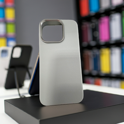 Cover colorata Iphone 15 Pro- grigio chiaro - MOKO