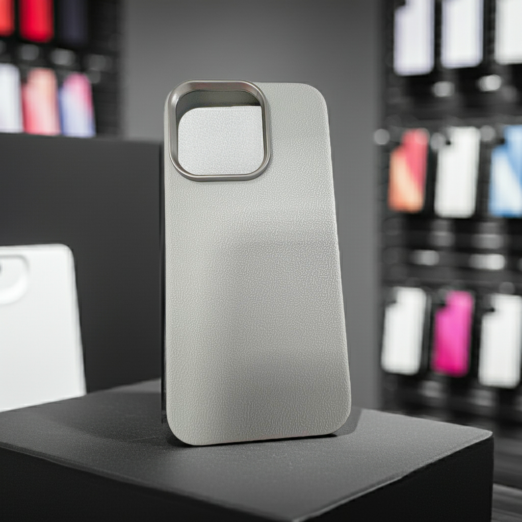 Cover colorata Iphone 15 Pro- grigio chiaro - MOKO