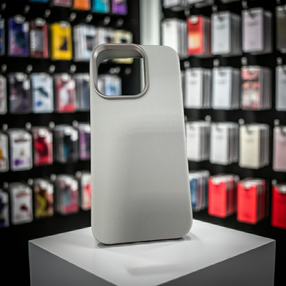 Cover colorata Iphone 15 Pro- grigio chiaro - MOKO