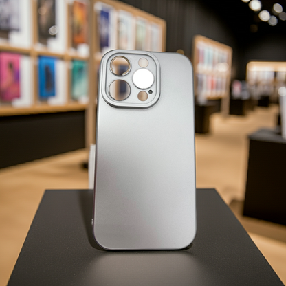 Cover iPhone 15 Pro Max argento - Custodia colorata e protettiva - MOKO