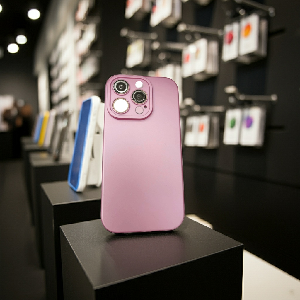 Cover colorata Iphone 15 Pro rosa - MOKO