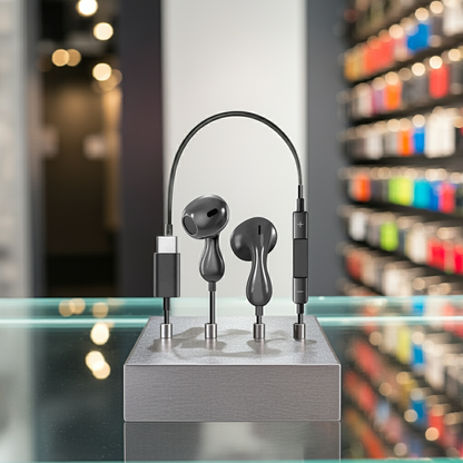 Auricolari Stereo Nero di Alta Qualità: Suono Straordinario e Comfort Incomparabile - MOKO