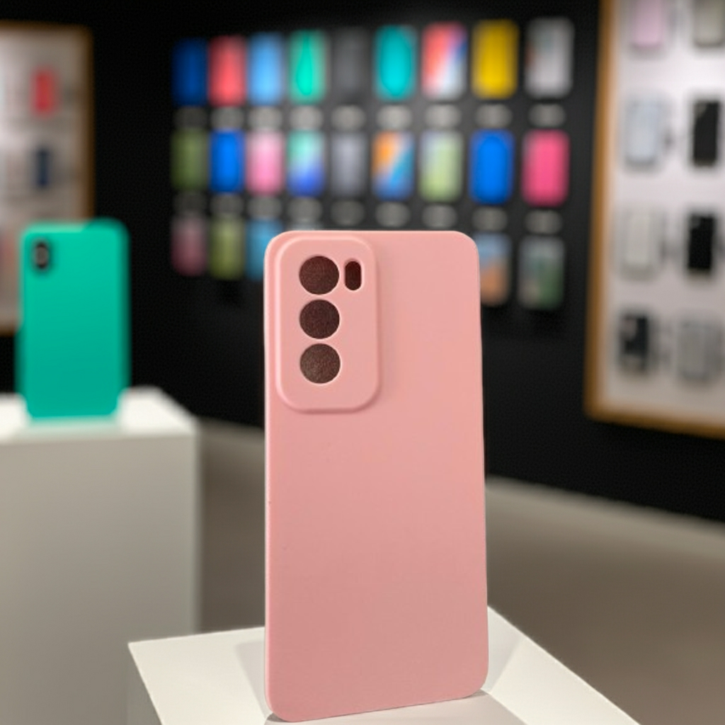 Cover Oppo Reno 12 5G rosa - Custodia colorata per protezione elegante - MOKO
