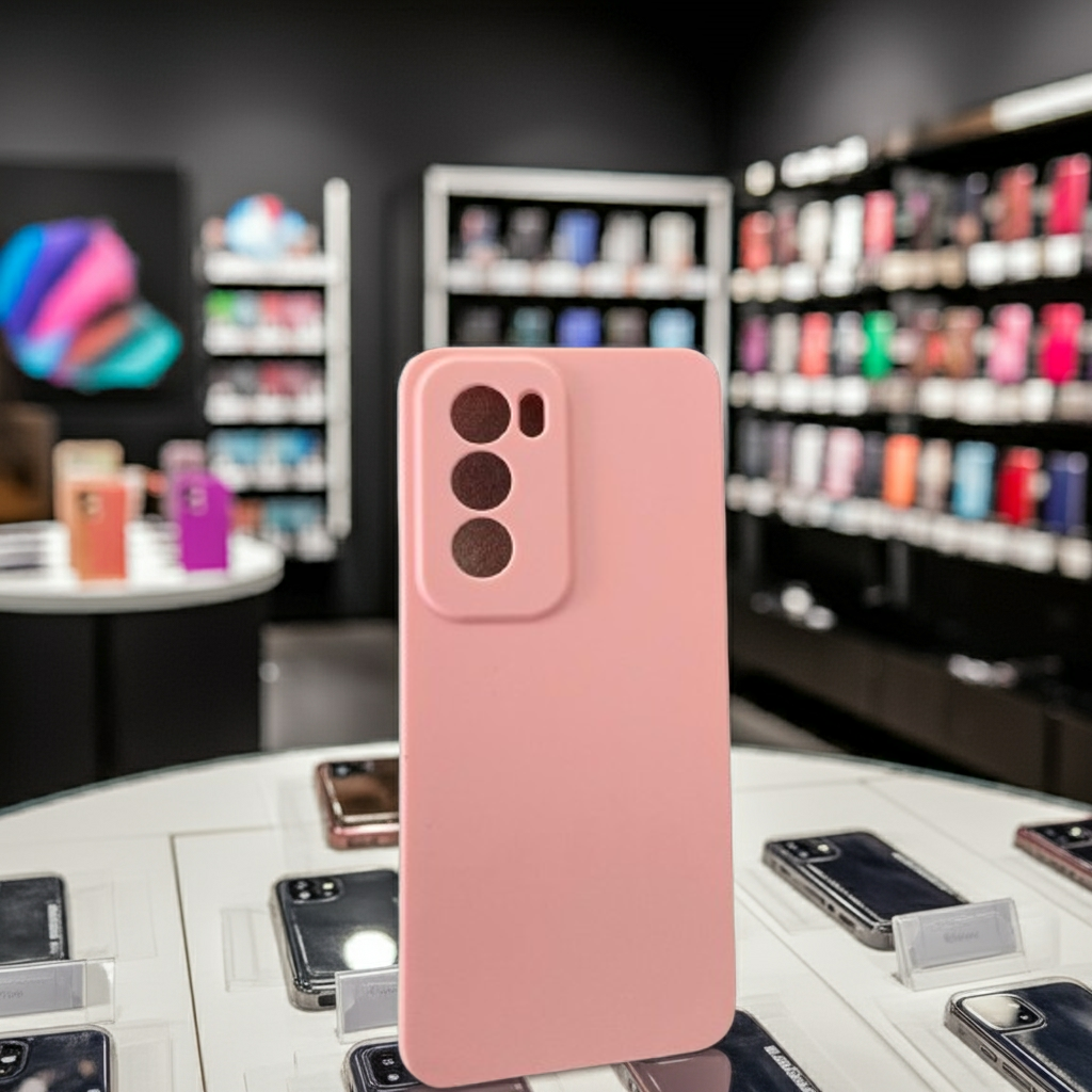 Cover Oppo Reno 12 5G rosa - Custodia colorata per protezione elegante - MOKO