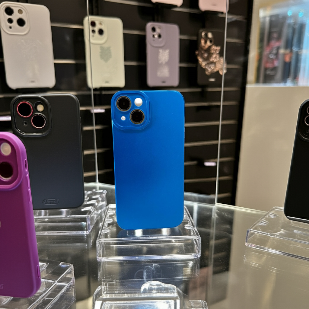 Cover colorata Iphone 14 Plus blu - MOKO