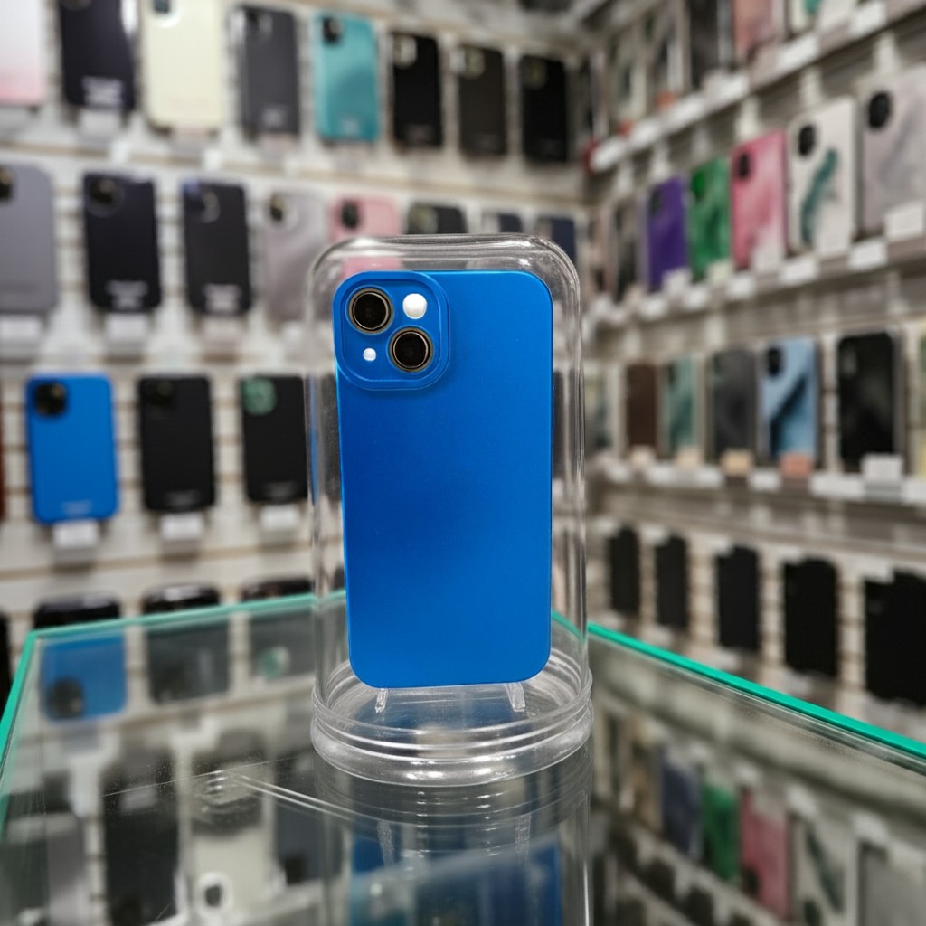 Cover colorata Iphone 14 Plus blu - MOKO