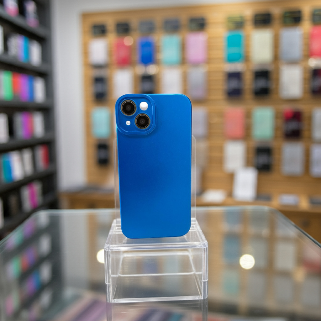 Cover colorata Iphone 14 Plus blu - MOKO