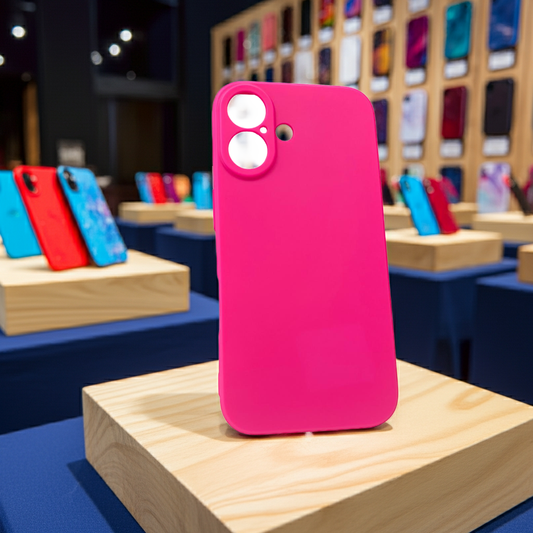 Cover fucsia iPhone 16 - Protezione colorata e trendy - MOKO