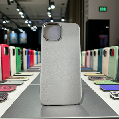 Cover iPhone 15 grigio chiaro - Protezione elegante e colorata - MOKO
