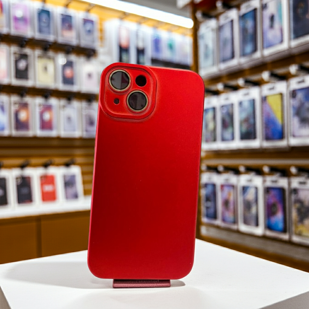 Cover colorata iPhone 15 rosso - Stilosa e Protettiva - MOKO