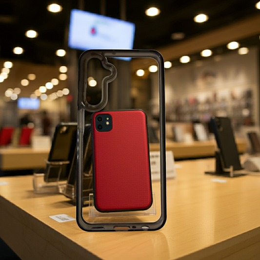 Cover trasparente Samsung Galaxy a25 nero - MOKO