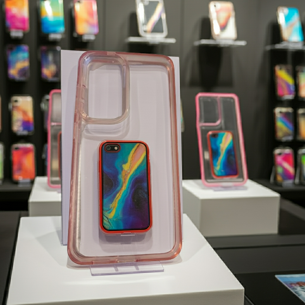 Cover trasparente Samsung Galaxy S24 rosa - MOKO