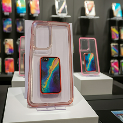 Cover trasparente Samsung Galaxy S24 rosa - MOKO