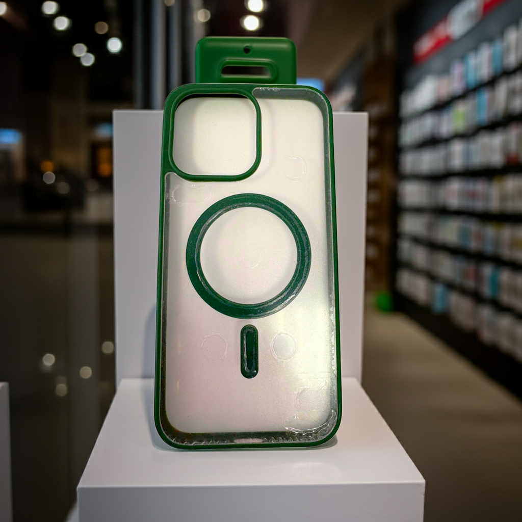 Cover trasparente iPhone 14 Pro Max MagSafe - Verde - MOKO