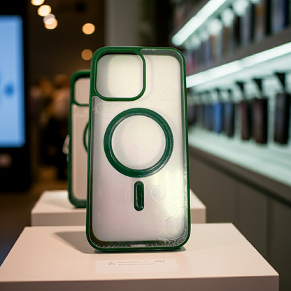 Cover trasparente iPhone 14 Pro Max MagSafe - Verde - MOKO