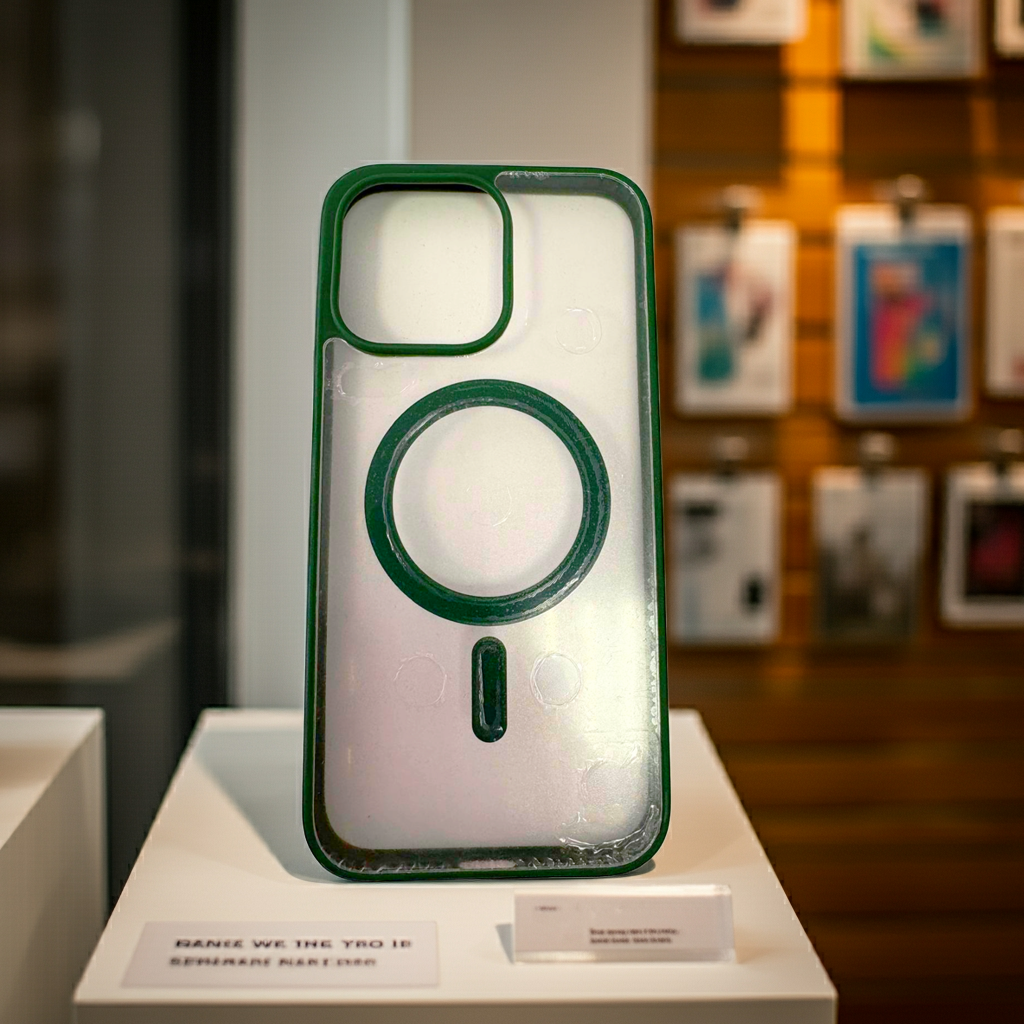 Cover trasparente iPhone 14 Pro Max MagSafe - Verde - MOKO