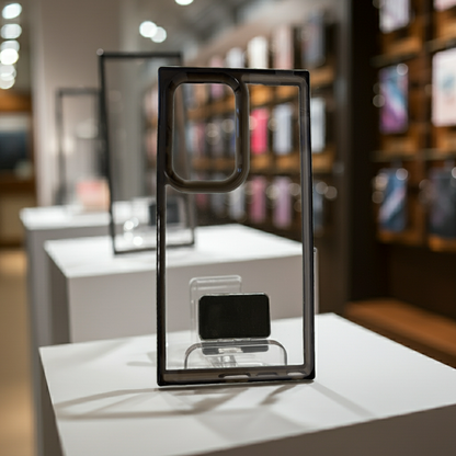 Cover trasparente Samsung Galaxy S24 ultra nero - MOKO