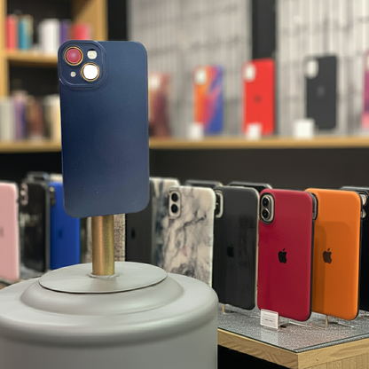 Cover colorata iPhone 15 Pro blu - Protezione elegante e vibrante - MOKO