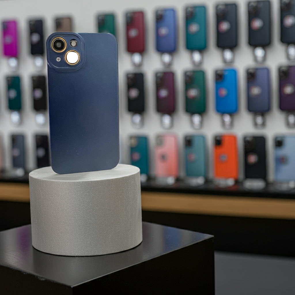 Cover colorata iPhone 15 Pro blu - Protezione elegante e vibrante - MOKO