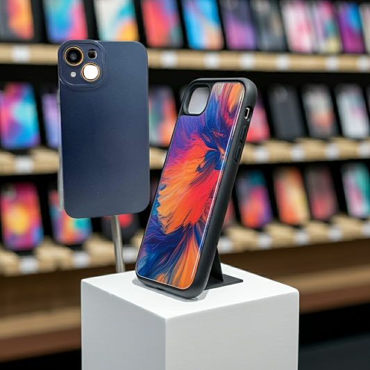 Cover colorata iPhone 15 Pro blu - Protezione elegante e vibrante - MOKO