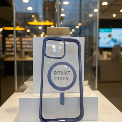 Cover trasparente iPhone 15 Pro Max MagSafe - Blu - MOKO