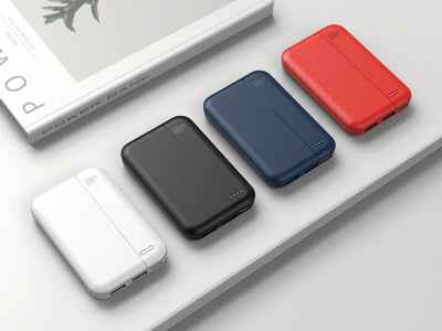 Power Bank Slim Bianco - Ricarica Veloce e Potente per Energia Immediata - MOKO