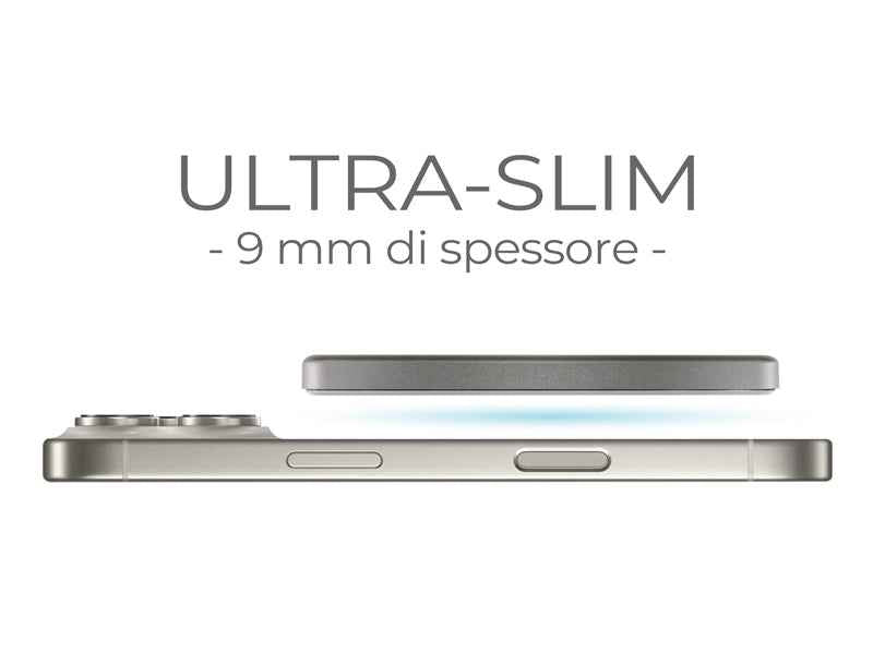 Power Bank Wireless Magnetico Premium 5000 mAh Power Mag Grigio - MOKO