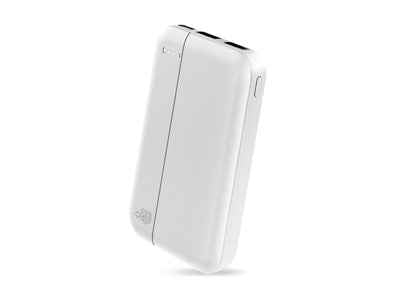 Power Bank Slim Bianco - Ricarica Veloce e Potente per Energia Immediata - MOKO