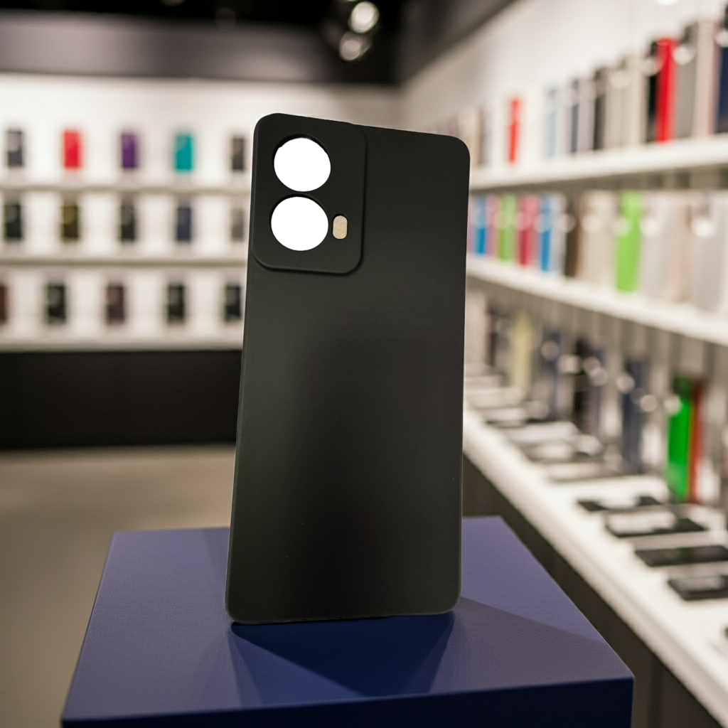 Cover Motorola G85 nera colorata - Protezione elegante per il tuo smartphone - MOKO