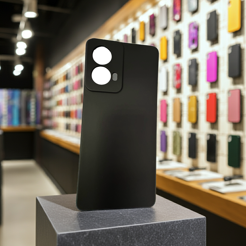 Cover Motorola G85 nera colorata - Protezione elegante per il tuo smartphone - MOKO