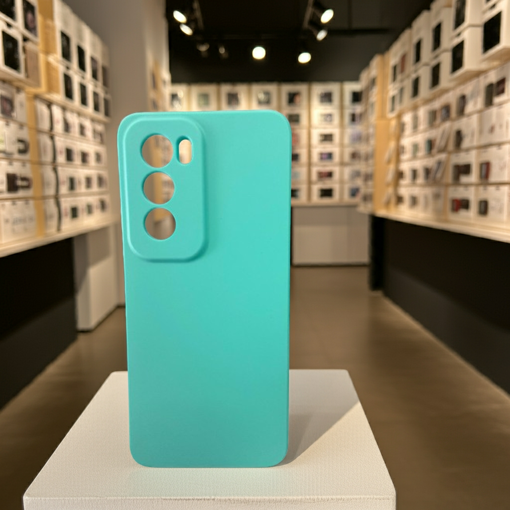 Cover Oppo Reno 12 5G Verde Acqua Colorata - MOKO