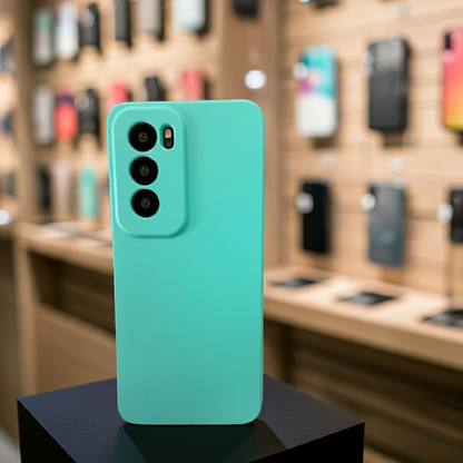 Cover Oppo Reno 12 5G Verde Acqua Colorata - MOKO