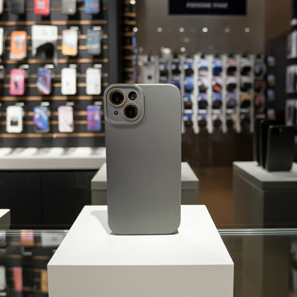 Cover colorata Iphone 14 Plus titanio - MOKO