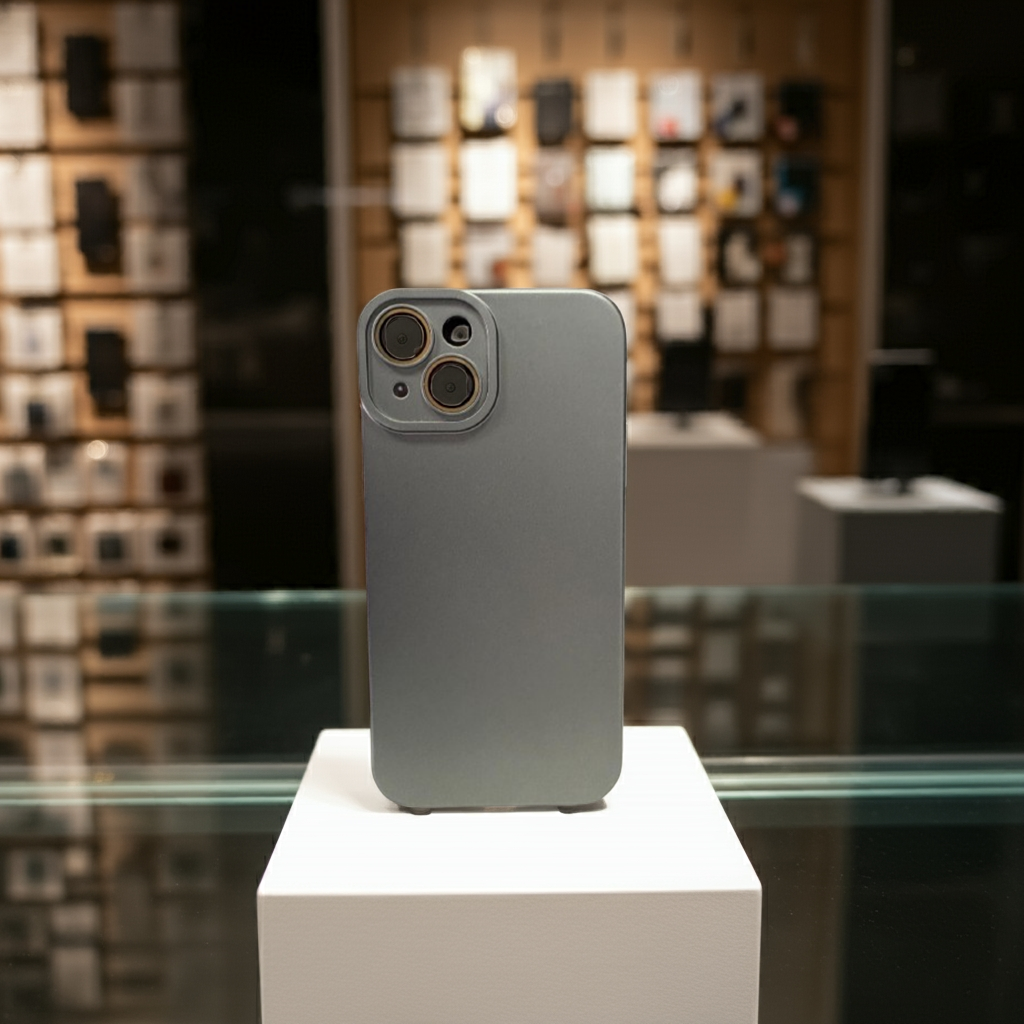 Cover colorata Iphone 14 Plus titanio - MOKO