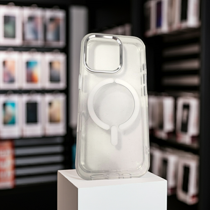 Cover trasparente magsafe Iphone 16 Pro- bianco - MOKO