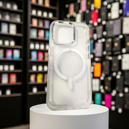 Cover trasparente magsafe Iphone 16 Pro- bianco - MOKO