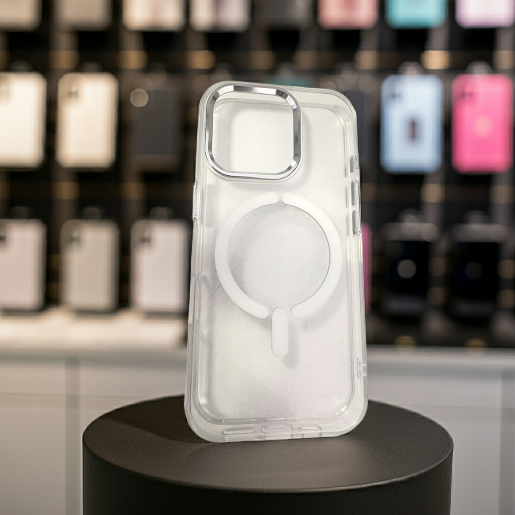 Cover trasparente magsafe Iphone 16 Pro- bianco - MOKO