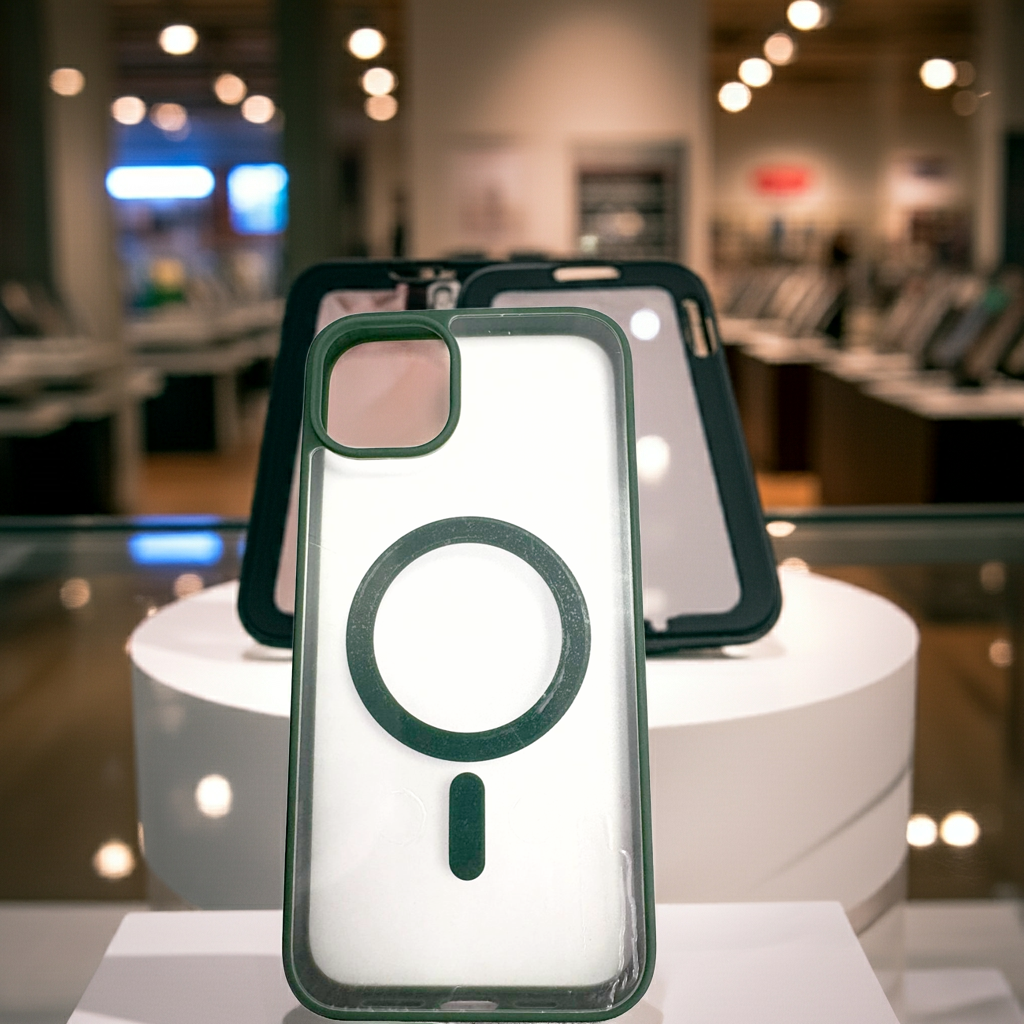 Cover trasparente iPhone 14 Plus MagSafe - Verde - MOKO