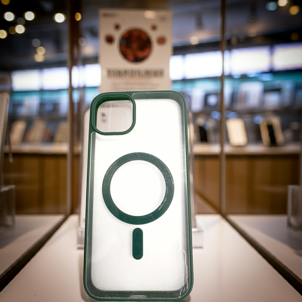 Cover trasparente iPhone 14 Plus MagSafe - Verde - MOKO