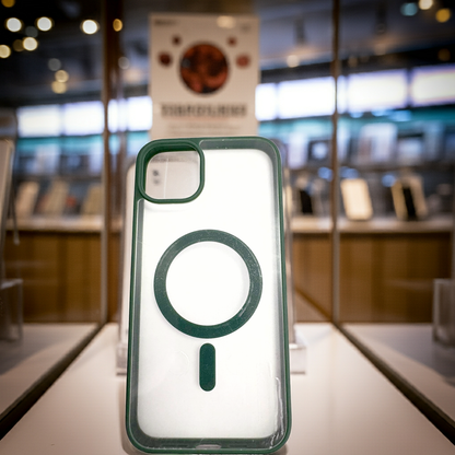 Cover trasparente iPhone 14 Plus MagSafe - Verde - MOKO