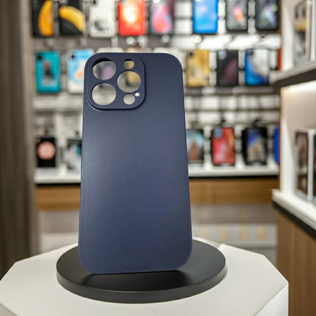 Cover colorata Iphone 16 Pro blu scuro - MOKO