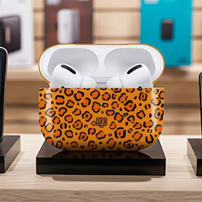 Custodia TPU Airpods Pro Savana Leopard - Custodia auricolari Leopardo - MOKO