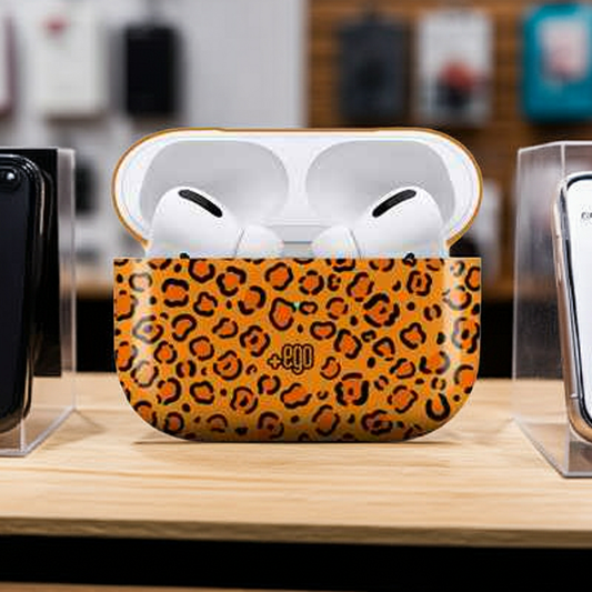 Custodia TPU Airpods Pro Savana Leopard - Custodia auricolari Leopardo - MOKO